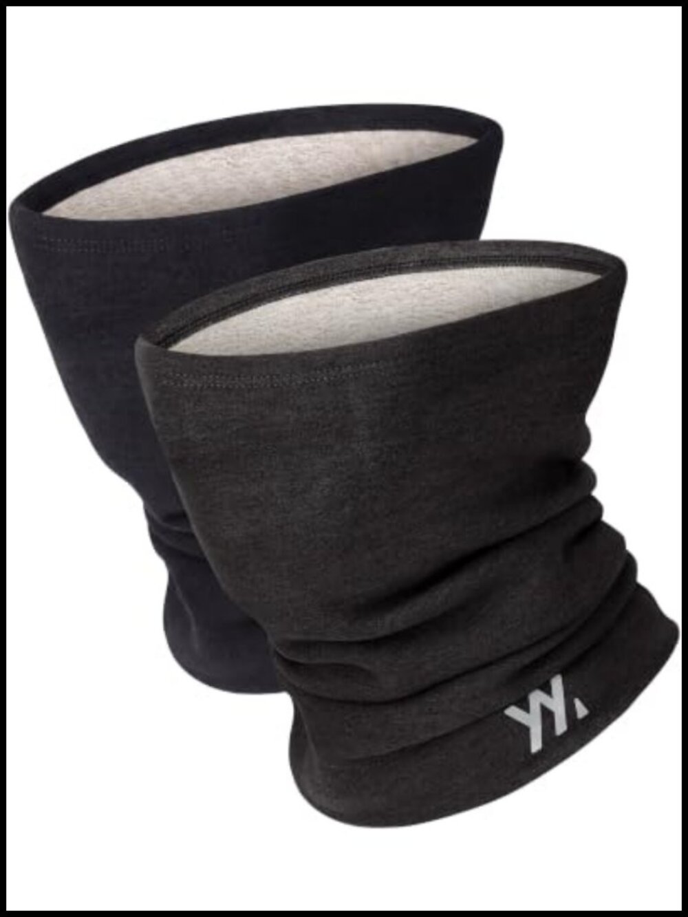 Wool Blend Neck Gaiter Windproof Face Cover Scarf Winter Neck Warmer